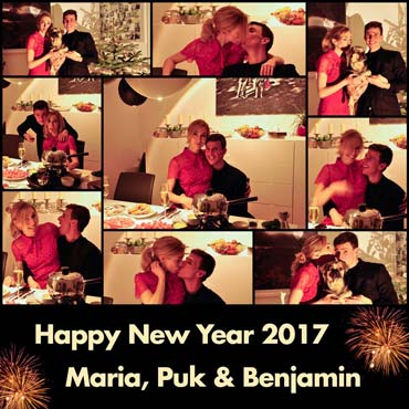Benjamin, Maria und Puk Erhardt - Happy New Year 2017 (von Benjamin Erhardt) Benjamin, Maria und Puk Erhardt - Happy New Year 2017 (von Benjamin Erhardt)